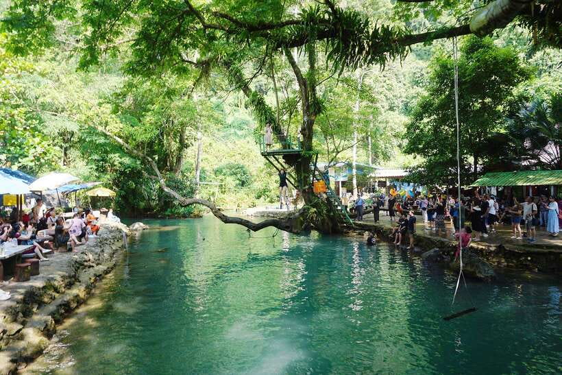 Day Trip Vientiane - VangVieng by Express Train - Tham Nangfa (Angel Cave): Limestone, Stalactites, and Photo Stops
