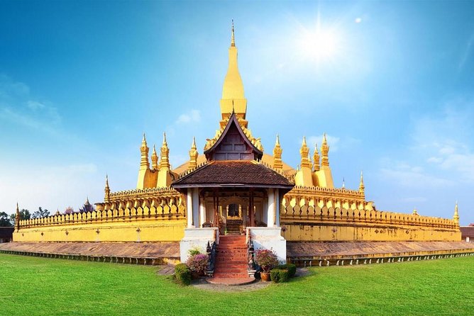 Guided Vientiane City and Buddha Park Full-Day Tour - Wat Si Muang, a popular stop that feels alive