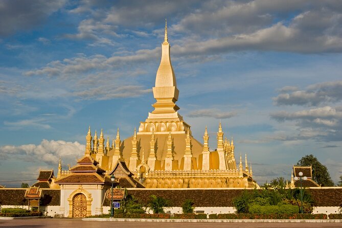 Half-Day Vientiane City Bike Tour | Laos - Pha That Luang: Laos Main Stupa and the Symbol of National Identity