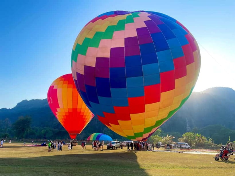 Hot Air Balloon in VangVieng pick up-drop off - Vang Vieng from the sky: why this view is the whole point
