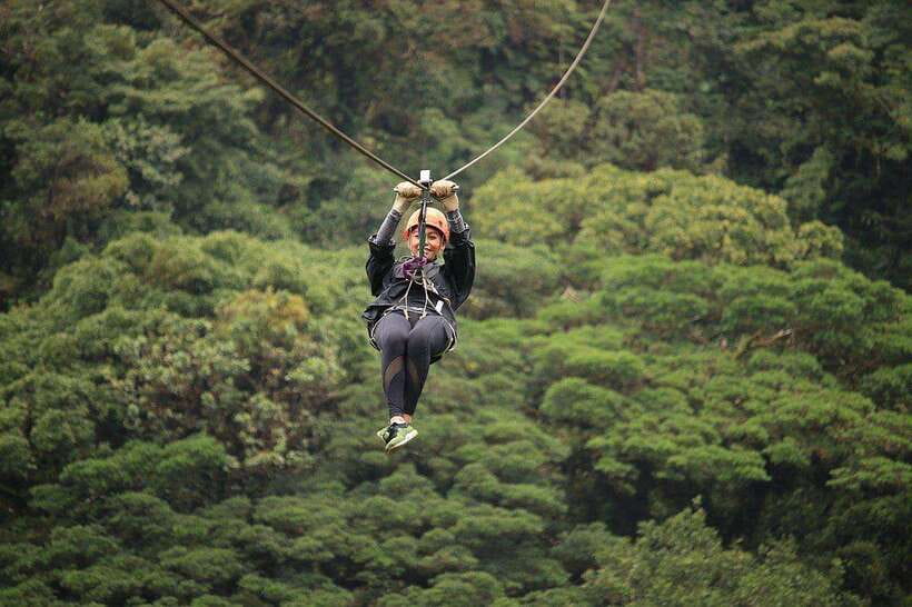 Kuang Si Waterfall, Tree Top Cafe, Ziplining - Value check: is $115 for all this a fair deal?