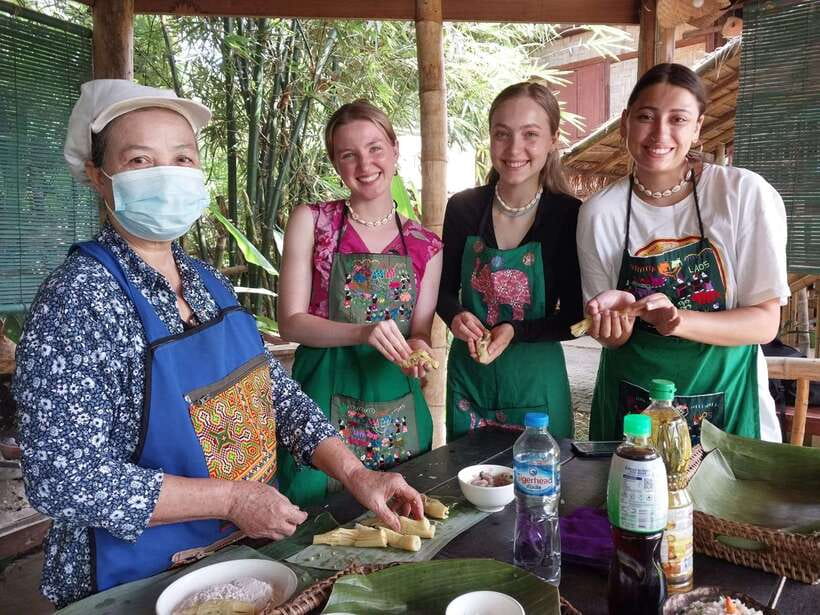Luang Prabang: Bamboo Weaving Workshop & Cooking Class - Where lunch or dinner fits, and why it changes by session