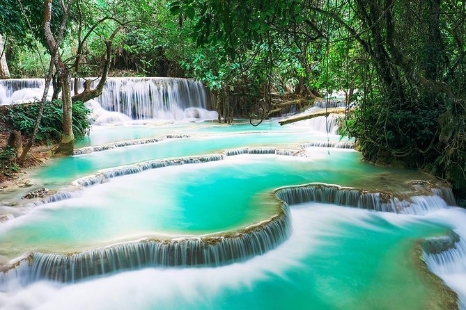 Luang Prabang: Cruise to Pak Ou Caves & Kuang Si Waterfalls - Lunch at Manifa Elephant Camp: A Buffet With Real Time Nearby