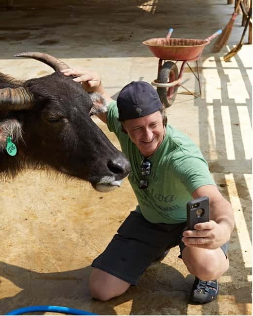Luang Prabang: Farm Tour and Buffalo Buffet Adventure - Entering a buffalo farm that feels like real life, not a show