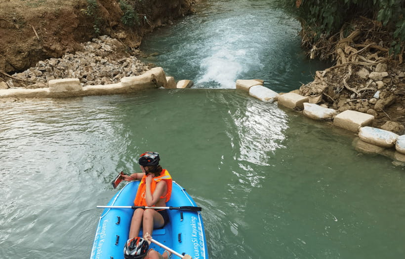 Luang Prabang: Kuang Si Waterfall Jungle Rafting - Kuang Si Rafting, The 1 km or 3 km White-Water Switch