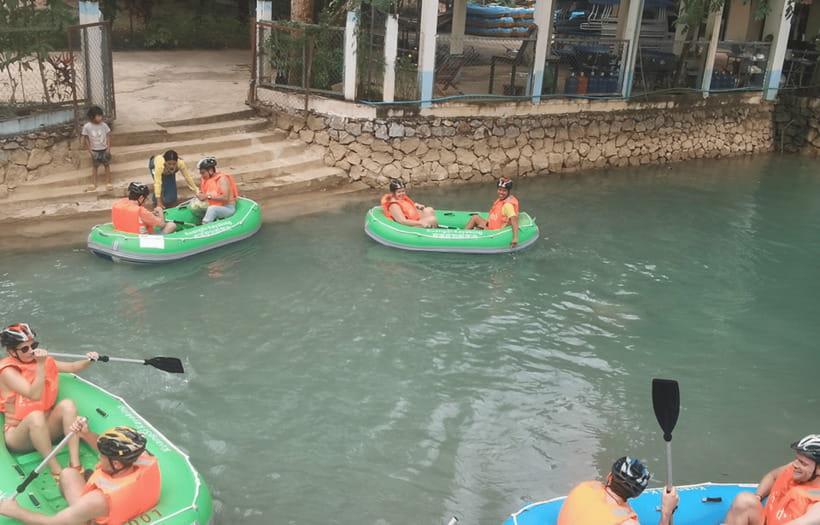 Luang Prabang: Kuang Si Waterfall Jungle Rafting - Choosing Your Distance, 1 km vs 3 km (And What That Changes)