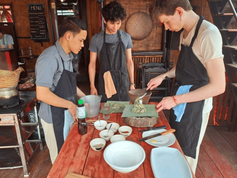 Luang Prabang: Mekong River Cooking Class with Hotel Pickup - Shopping Luang Prabang’s Food Market for Your Lao Dishes
