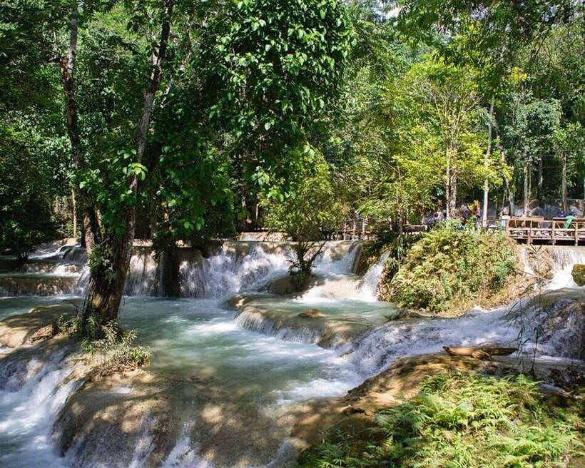 Luang Prabang Thin Pha Trail & Tad Sae Falls Trek - Getting to the trail: Luang Prabang to the Nam Khan camp