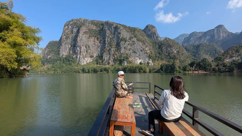 Luang Prabang to Nong Khiaw: River Cruise, Hike & Waterfall - Van to the second dam, then straight onto the boat