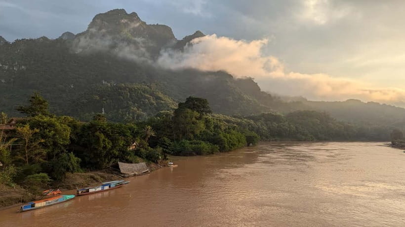 Luang Prabang to Nong Khiaw: River Cruise, Hike & Waterfall - A bento-style Lao lunch while the scenery keeps changing