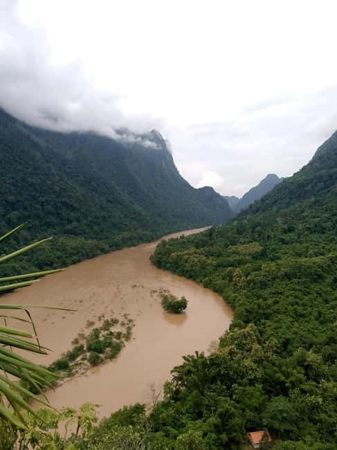 Nongkhiaw boat trip to Muang Ngoi - Weaving village to rice paddies: the trek to a war-time cave