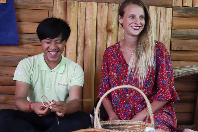 The Namkhan - Traditional Lao Bamboo Weaving - The 1H30 weaving lesson: from traditional techniques to your own tea filter