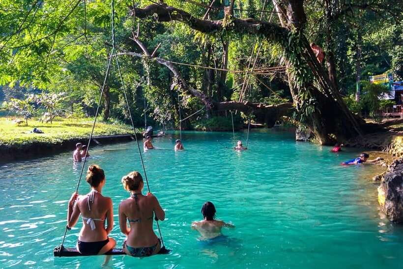 Vang Vieng: Blue Lagoon and Countryside Bike Tour with Lunch - The Real Vang Vieng Plan, 7 Hours of Bike, Cave, and Swim