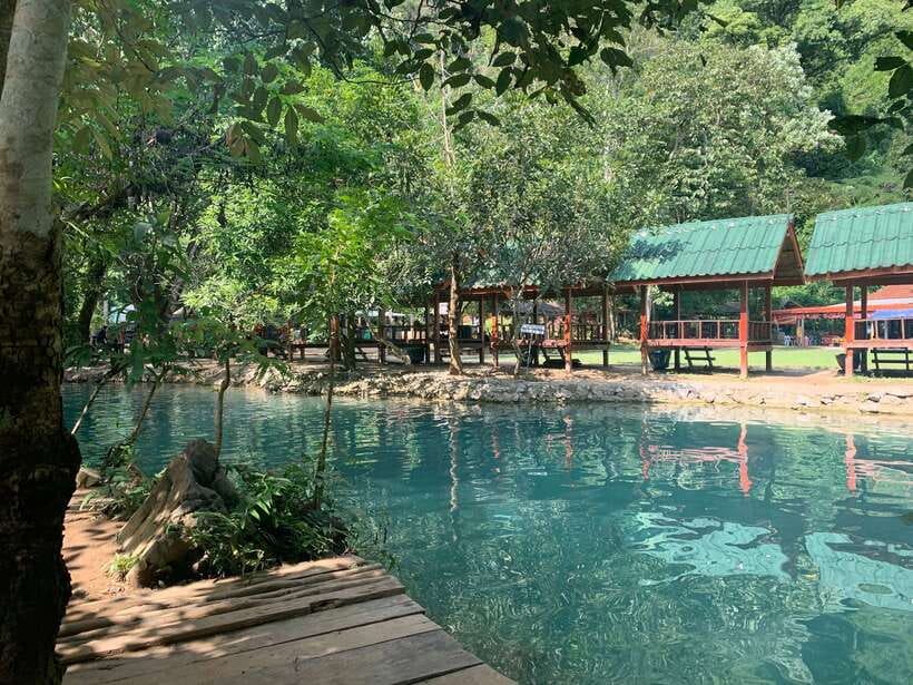 Vang Vieng: Blue Lagoon and Countryside Bike Tour with Lunch - Blue Lagoon One Swim Time, How to Make It Feel Worth It