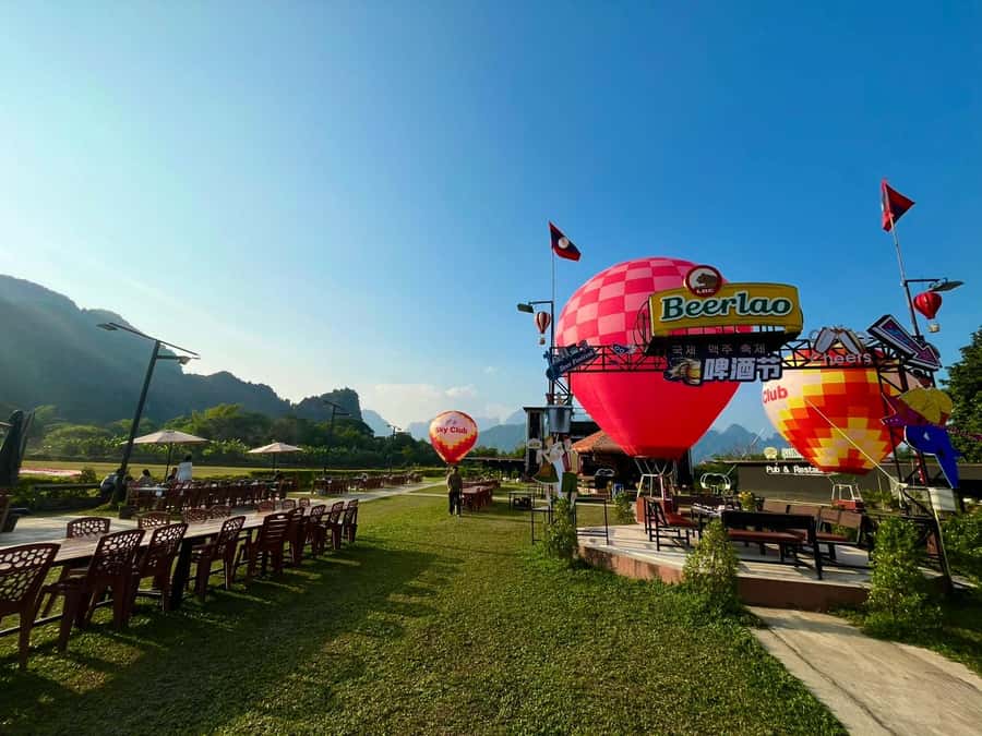 Vang Vieng: Climbing & Ballon (Departure from Vientiane) - Vang Vieng day trip value: what $105 buys you
