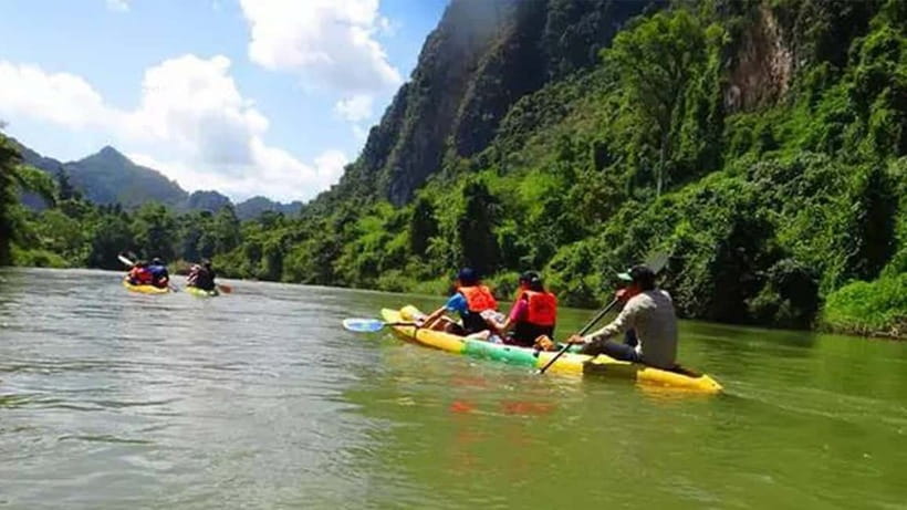Vang Vieng: Hot Air Balloon,Kayak,Zipline,Blue lagoon1 Tour - How this Vang Vieng day flows (and why the order matters)