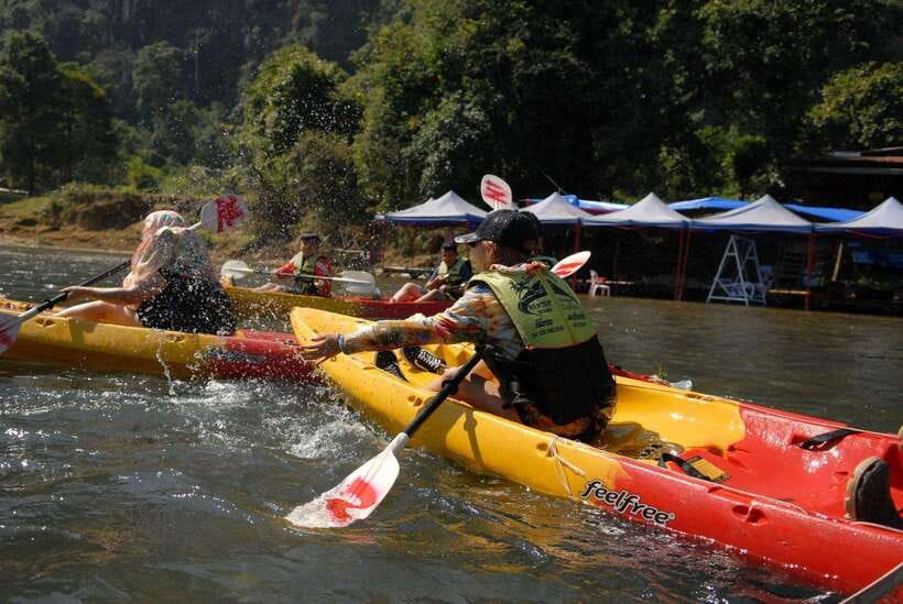 Vang Vieng: Kayaking&Water Cave&Tham Chang&Blue Lagoon 1 - Key points before you go