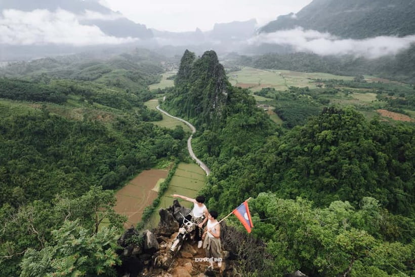 Vang Vieng: Namxay Viewpoint, Blue Lagoon 1 & Phoukham Cave - Blue Lagoon 1 Swim: Cool Water After the Climb