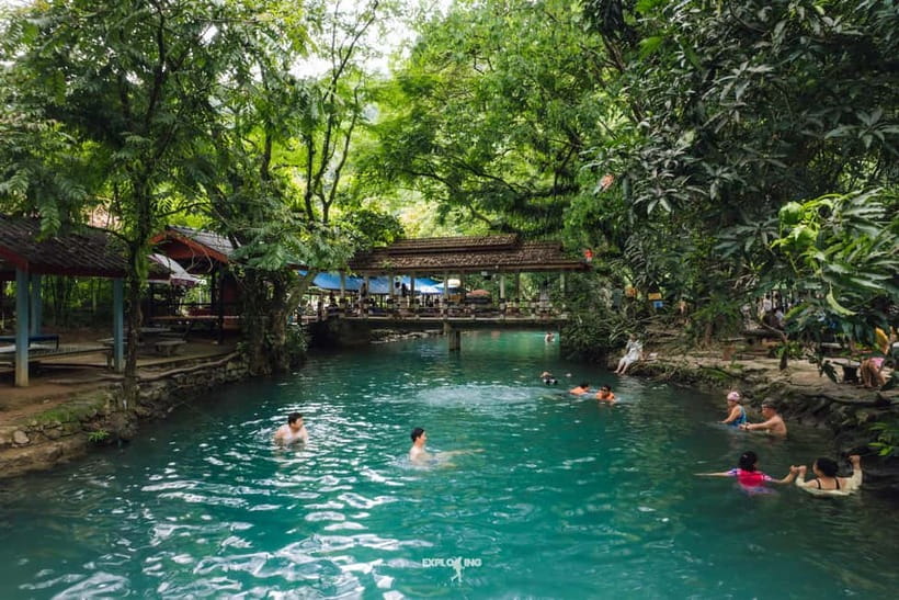 Vang Vieng: Namxay Viewpoint, Blue Lagoon 1 & Phoukham Cave - Phoukham Cave With a Golden Reclining Buddha