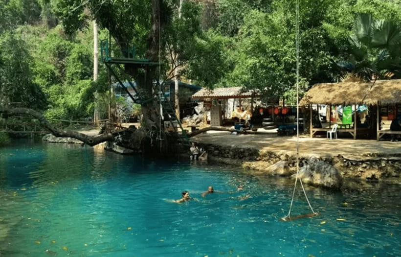 Vang Vieng:Zipline,Water Cave,Tham Chang,Kayak,Blue Lagoon 3 - Pickup, Tuk-Tuk Carpooling, and Your Real Start Time